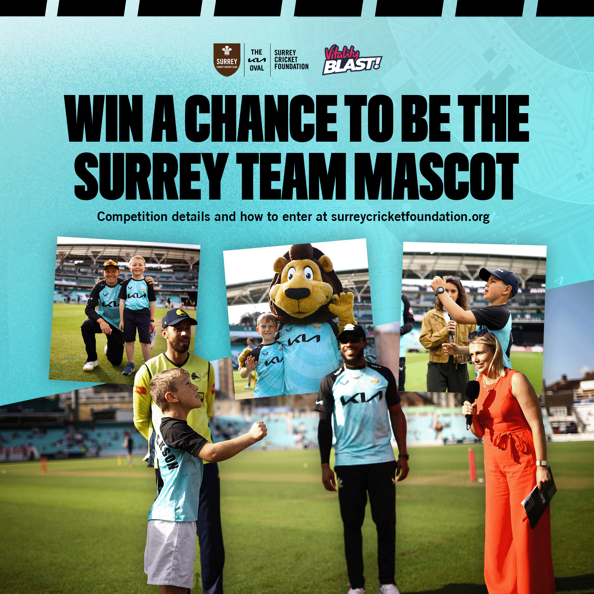 WIN the Chance to be Surrey Team Mascot at the Vitality Blast Quarter Final!