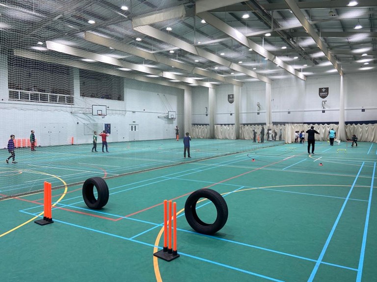 SCC, Guildford - School Years 2 and 3 and 4, 5 and 6 - either side of net